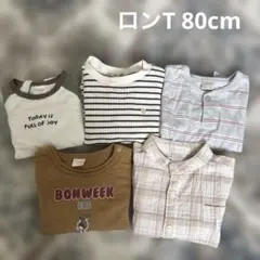 子ども服 ロンT 80cm 5枚セット まとめ売り テータテート しまむら