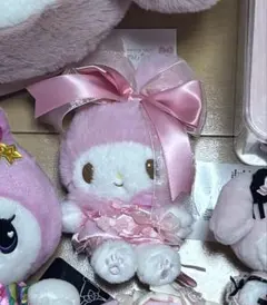 マイメロディ 50周年 バースデードール リボン姫 ぬいぐるみ キーホルダー