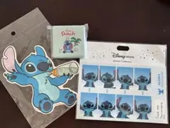 ディズニーストア スティッチ シールandミラーセット
