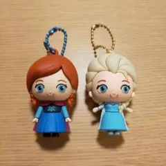 ディズニー アナと雪の女王 フィギュアマスコット ラバーキーホルダー