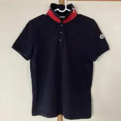 美品 MONCLER ポロシャツ ネイビー M トリコロールライン - メルカリ
