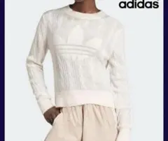 完売adidas トレフォイル ニット トレフォイル セーター