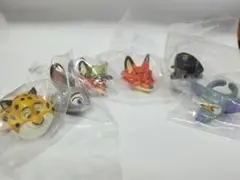 ズートピア キャラクターリング 6種セット