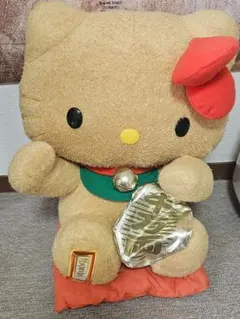 激レア ハローキティ 招き猫 ぬいぐるみ 座布団付き 特大 平成 千万両 激レア ハローキティ 招き猫 ぬいぐるみ 座布団付き 特大 平成 千万両