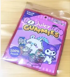 ちいかわサンリオコラボモモンガとクロミジッパーバッグ＆セリフ付箋＆おまけ1点