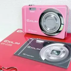 美品 カシオ エクシリム デジタルカメラ EX-Z28 ピンク 【0350】のサムネイル