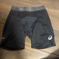 asics ブラック 陸上スパッツ　L