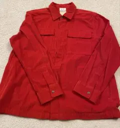 №928 アメリカンイーグル赤コーデュロイシャツブルゾンXL
