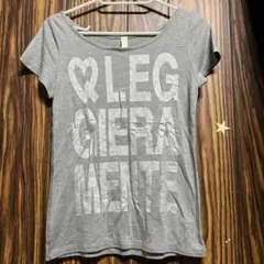 Q♥ グレー 半袖Tシャツのサムネイル