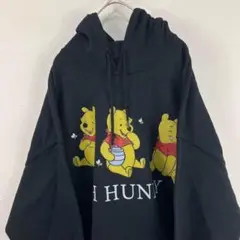 USA古着 ディズニー Disney くまのプーさん パーカー