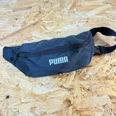【美品】PUMAロゴ ボディバッグ ランニング ボディ バッグ ポーチ ブラック