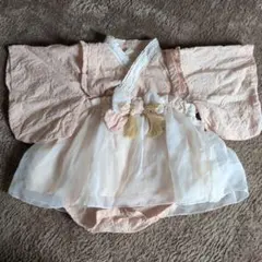 バースデイ　コトリ　70　ベビー袴　ロンパース