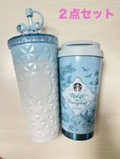 【2点セット】スタバ ステンレスコールドカップタンブラー ステンレスタンブラー