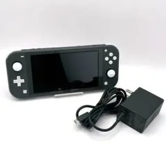 Nintendo Switch Lite グレー 本体 充電器付 - メルカリ