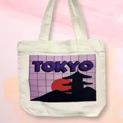 TOKYO プリント エコバッグ トートバッグ