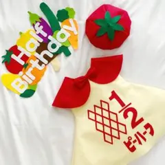 【ハーフバースデー】かわいいボレロ風のワンピース　キューピーハーフ