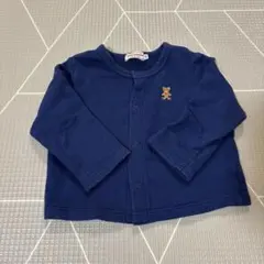 ミキハウス カーディガン ネイビー 80