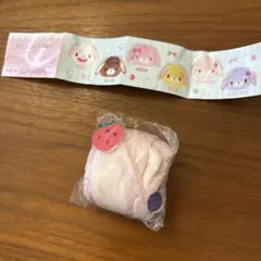 シュガーバニーズ　ふわふわ巾着　ストロベリーうさ