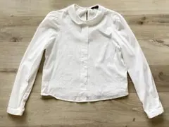 ZARA 丸襟　長袖シャツのサムネイル