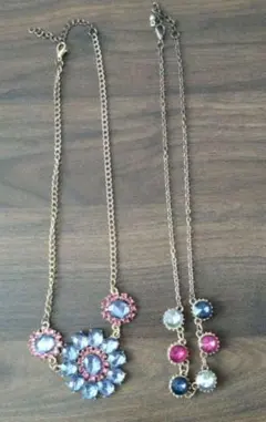 latticeネックレス2点セット