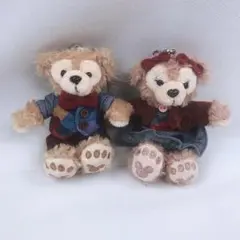 ダッフィー シェリーメイ 2016 ぬいぐるみ ストラップ (バレンタイン)