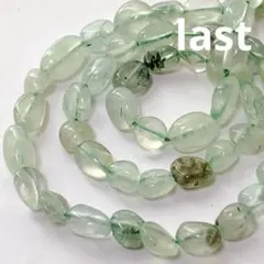 bm231/SALE！天然石◇プレナイトグッド　タンブル　1連