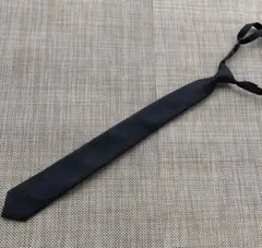 キッズ　フォーマル　セレモニー　スリム ホック式　完成型　黒ネクタイ