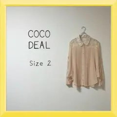 569 COCODEAL レースブラウスのサムネイル