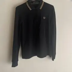 FRED PERRY 長袖ポロシャツ 黒 D36 UK10