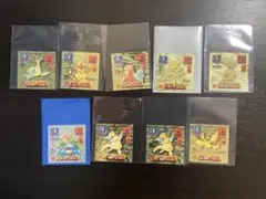 アマダ　ポケモンシール烈伝改　ゴールドレア等まとめ出品