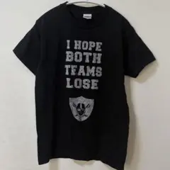 美品　レイダース Tシャツ I HOPE BOTH TEAMS LOSE ロゴ