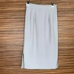 ロペピクニック スカート 36(S相当) 灰色 グレー 無地 スリット