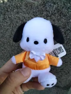 お値下ポチャッコ ぬいぐるみ ストラップ 手のひらサイズ