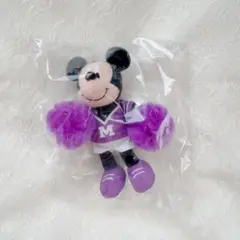 ディズニー Cheer Together ぬいぐるみチャーム ミッキー 紫