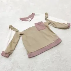 H&M 長袖カットソー 80　トレーナー　パーカー　女の子　スウェット