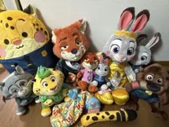 ゆ*り様 ズートピア2 ぬいぐるみセット