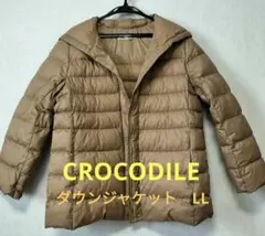 CROCODILE　 キャメル　 ダウンジャケット　レディース　LLのサムネイル