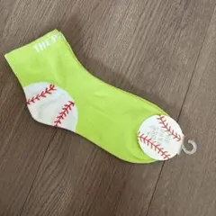 THE PARK SHOP ベースボール柄ソックス（sizeM）
