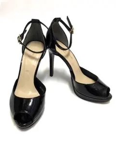 美品モード・エ・ジャコモメダ MODEETJACOMOMeda ブラックパンプス