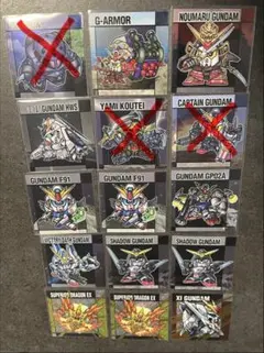 SDガンダムスナックⅡ シール（バラ売り専用）
