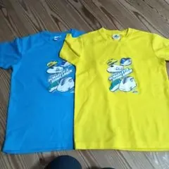 新幹線Tシャツセット 青 黄