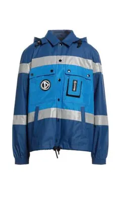 【値下げ】Diesel 青 リフレクター付き アウタージャケット