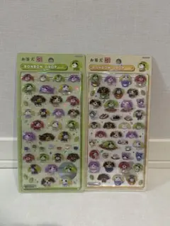 正規品】お茶犬 ボンボンドロップシール 2種セット - メルカリ