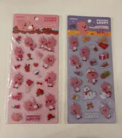 GW限定価格！！LOOPY ぷくぷくシール2セット