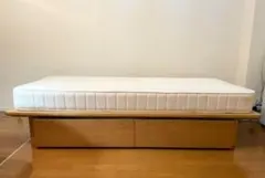 無印良品、マットレス付きすのこベッド3点セット