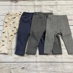 ユニクロ レギンス フリース 80 まとめ売り 4点 ズボン