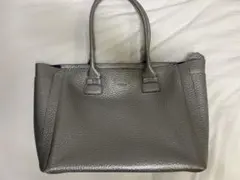 FURLA/グレー レザー トートバッグ