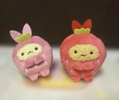 すみっコぐらし てのりぬいぐるみ えびふらいのしっぽ えびてんのしっぽ いちご