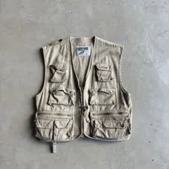 THE NATURE COMPANYフィッシングベスト Mベージュ釣り ss79 - メルカリ