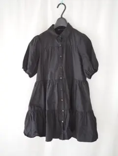 ZARA ザラ★ティアードポプリンドレス　チュニックワンピース★